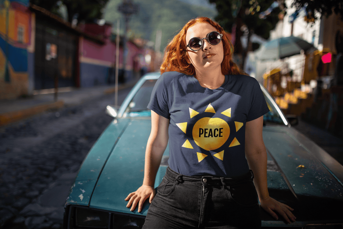 Printify T-Shirt Fruit of the SPirit Sunshine Sun Symbol T-Shirt