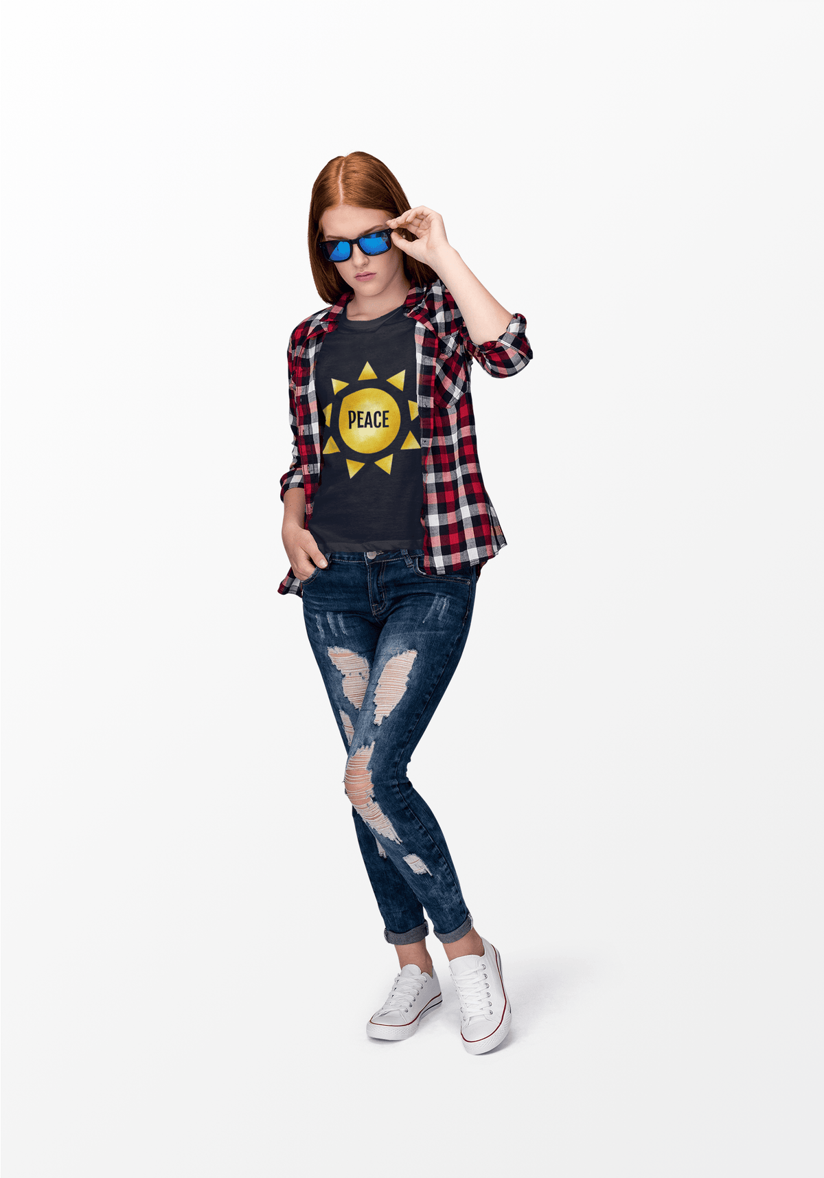 Printify T-Shirt Fruit of the SPirit Sunshine Sun Symbol T-Shirt