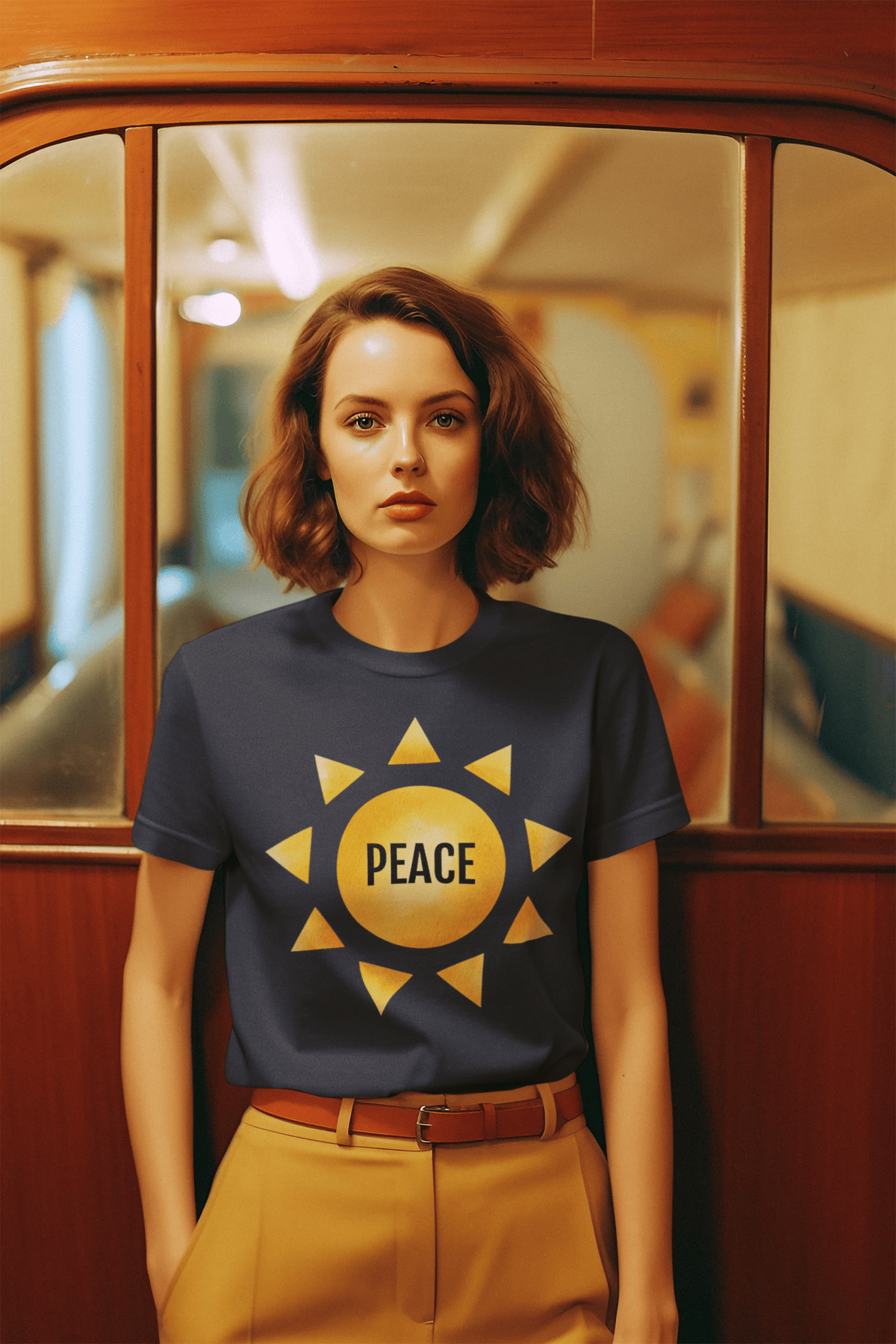 Printify T-Shirt Fruit of the SPirit Sunshine Sun Symbol T-Shirt