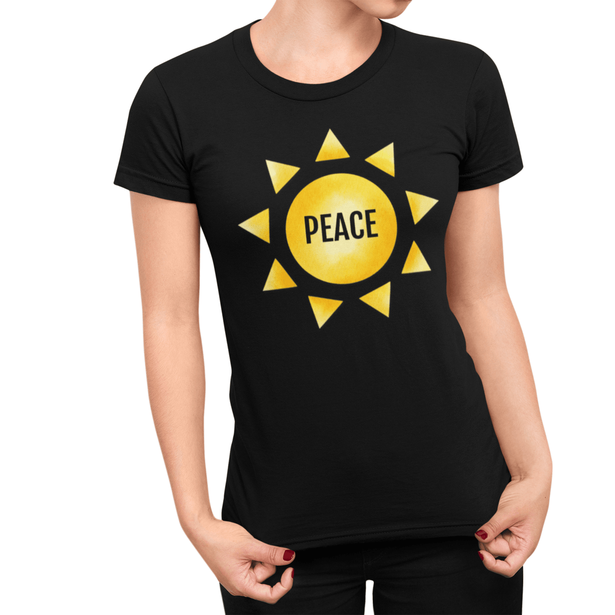 Printify T-Shirt Fruit of the SPirit Sunshine Sun Symbol T-Shirt