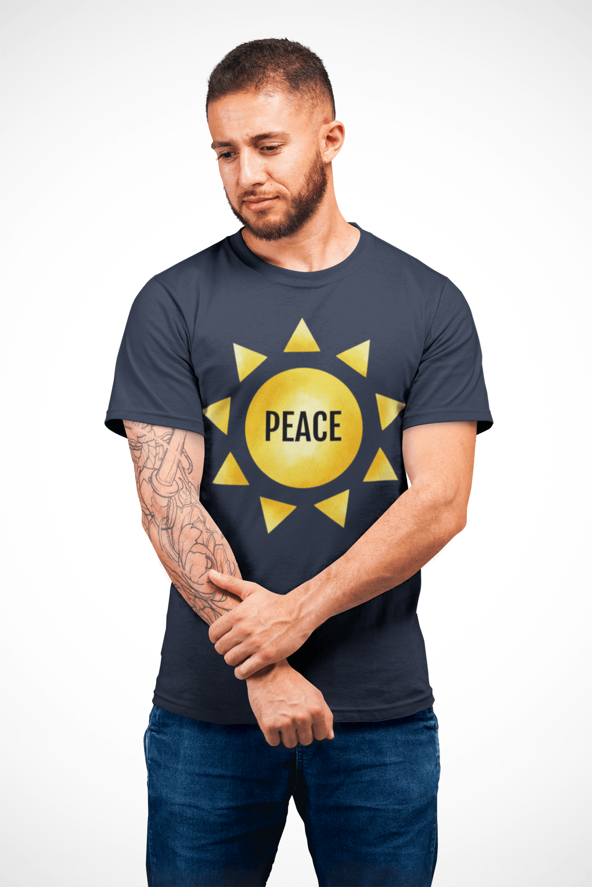 Printify T-Shirt Fruit of the SPirit Sunshine Sun Symbol T-Shirt