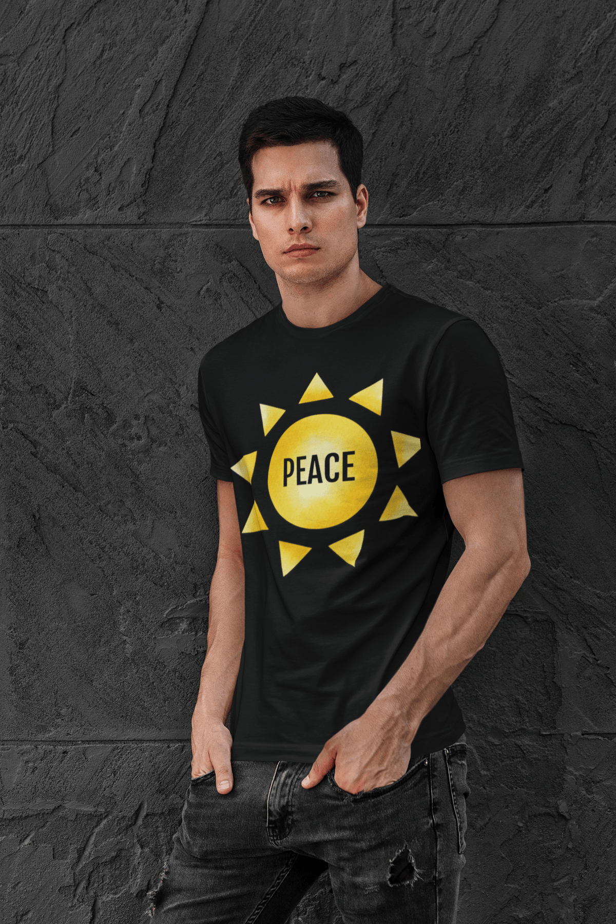 Printify T-Shirt Fruit of the SPirit Sunshine Sun Symbol T-Shirt