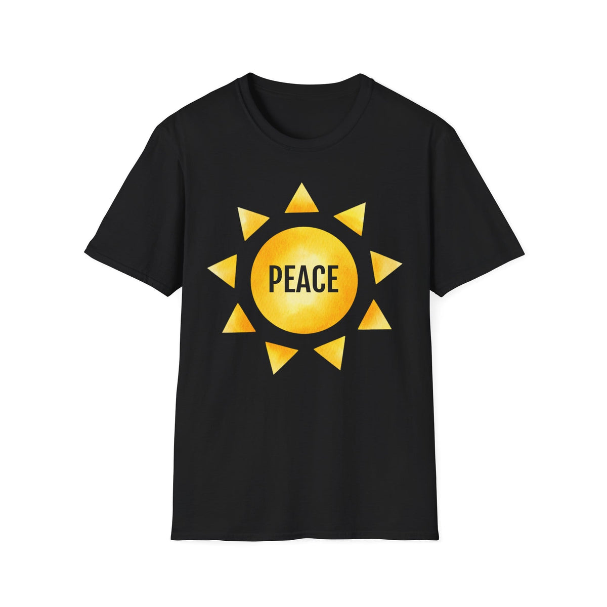 Printify T-Shirt S / Black Fruit of the SPirit Sunshine Sun Symbol T-Shirt