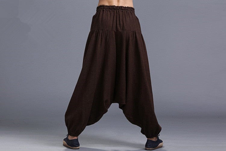 JKFstylez pants Brown / L Men's hanging harem pants