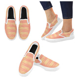 JKFstylez White / US6 Slip-on Canvas Women's Shoes (Model 019)